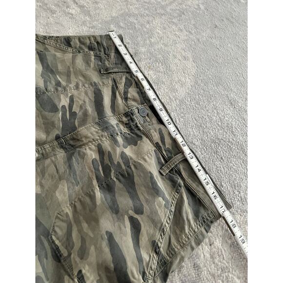 Lucky Brand Pants Womens 12/31 Green Camo Tapered Fit Outdoor Boho Grunge Y2k - Picture 7 of 10